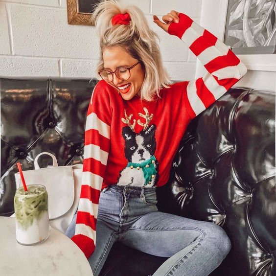 Stílusiskola: így viselj 'csúnya' karácsonyi pulcsikat - DIVAT&STÍLUS - Stílusiskola - csúnya pulcsi, divat, gyermekgyógyítók, karácsony, outfit, 