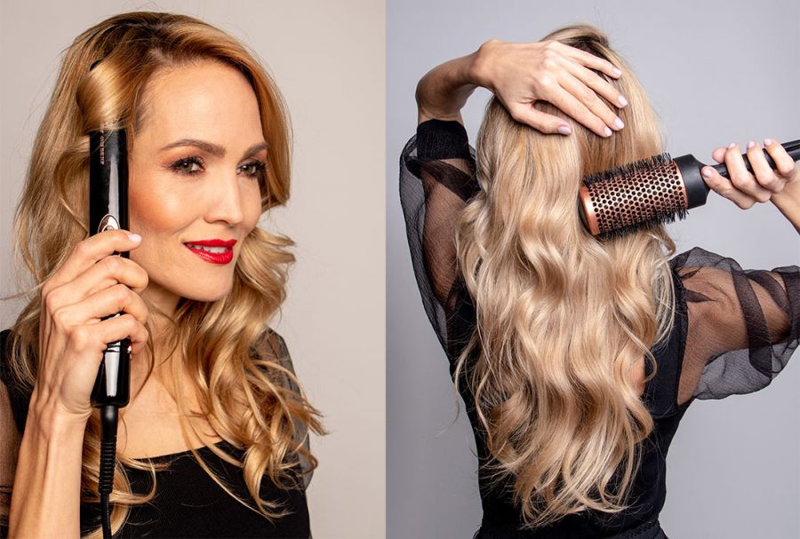 Sándor Orsi és Tóth Andi bemutatják, milyen frizurát választanak az ünnepekre - SZÉPSÉG - Hajápolás  - sandor orsi frizuraja, tóth andi frizurája, ünnepi frizura, Wella Deluxe Oil-infused, 