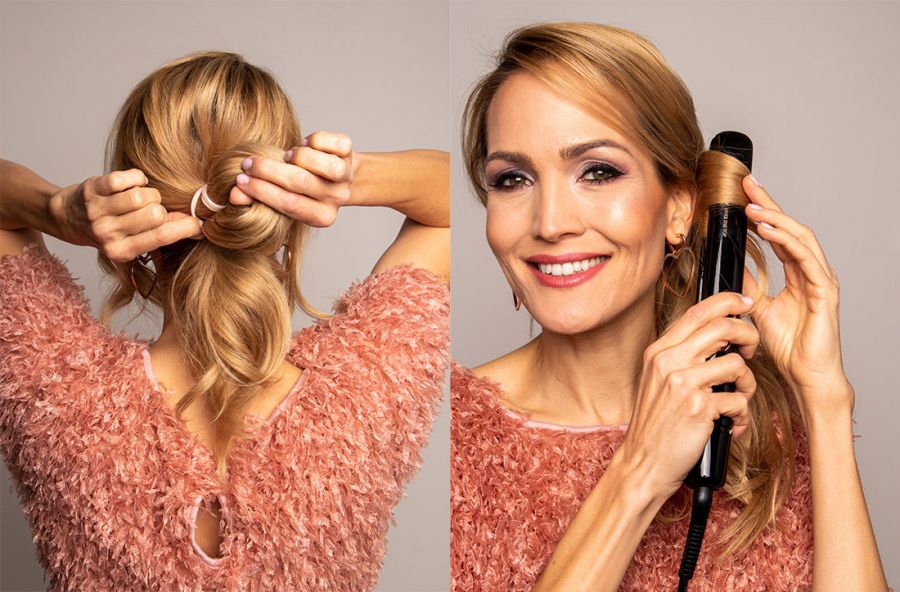 Sándor Orsi és Tóth Andi bemutatják, milyen frizurát választanak az ünnepekre - SZÉPSÉG - Hajápolás  - sandor orsi frizuraja, tóth andi frizurája, ünnepi frizura, Wella Deluxe Oil-infused, 